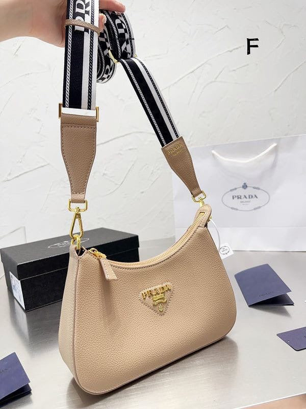 Branded Saffiano Shoulder Bag -327