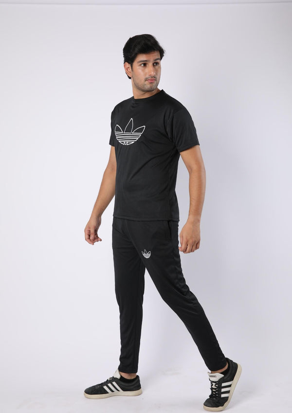 Adi EMB Tracksuit Black - Summer